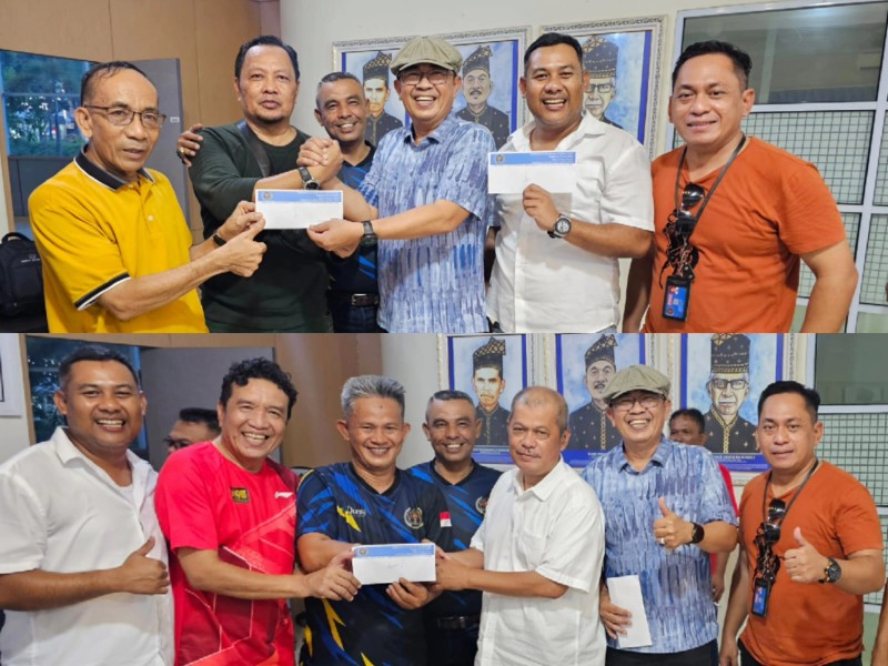 PWI Dumai Juara I Tenis Meja dan Domino Tingkat Riau