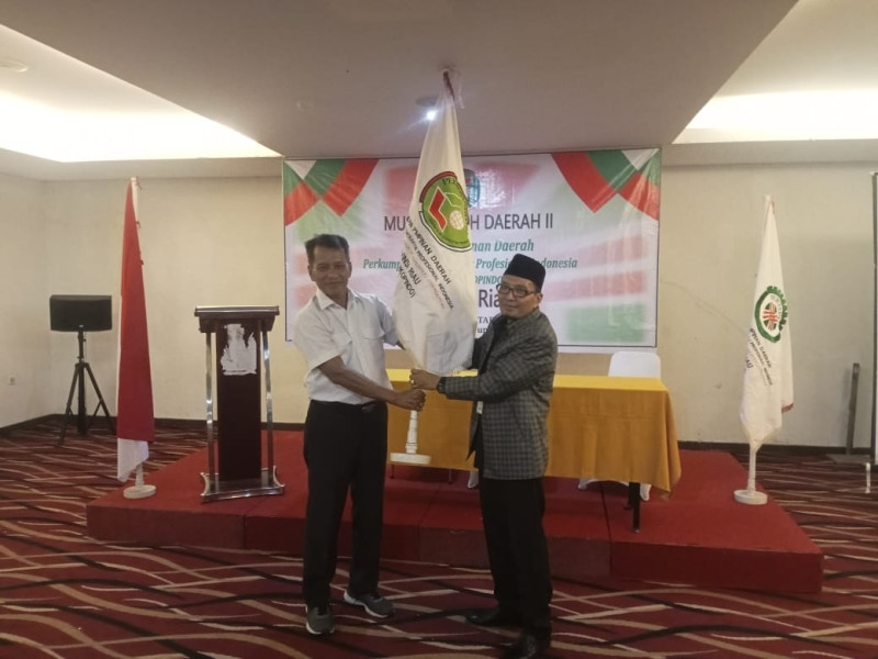 Yosrizal. S.T.,M.Si. Resmi Memimpin Pertapin Dan Porkopindo Provinsi Riau.