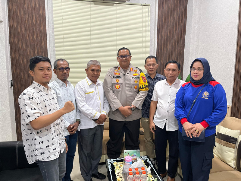 DPD Tani Merdeka Kota Dumai Silaturahmi Dengan Kapolres Terkait Program Ketahanan Pangan